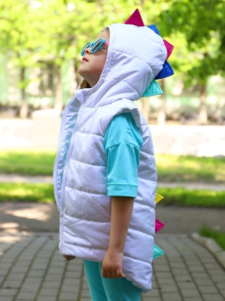 Жилет детский белый